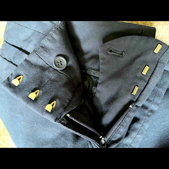 Navy Ankle Slacks, Petite, Size 6 - Picture 8 of 8